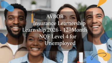 AVBOB Insurance Learnership 2026 – 12‑Month NQF Level 4 for Unemployed