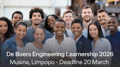 De Beers Engineering Learnership 2026 – Musina, Limpopo – 20 Mar Deadline