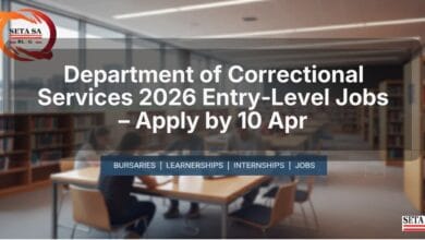 Department of Correctional Services 2026 Entry‑Level Jobs – Apply by 10 Apr