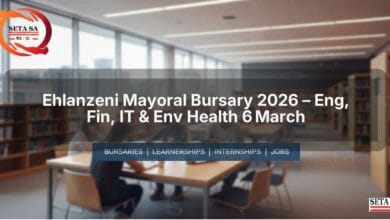 Ehlanzeni Mayoral Bursary 2026 – Eng, Fin, IT & Env Health 6 March