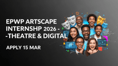 EPWP Artscape Internship 2026 – Theatre & Digital, Apply 15 Mar