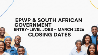EPWP & South African Government Entry‑Level Jobs – March 2026 Closing Dates