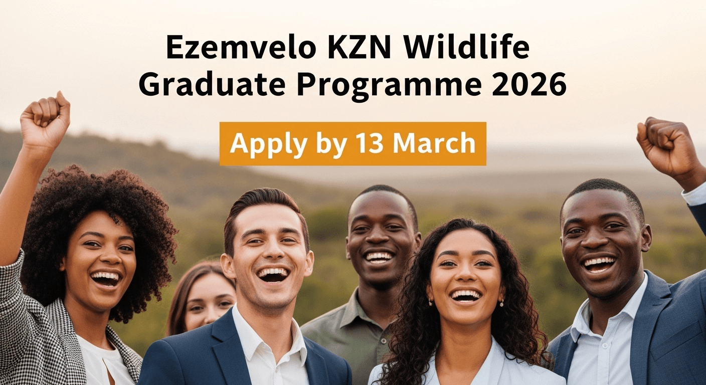 Ezemvelo KZN Wildlife Graduate Programme 2026 – Apply by 13 March