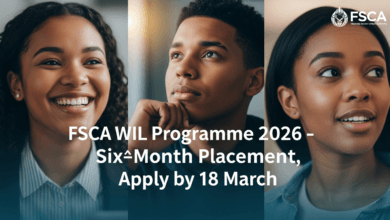 FSCA WIL Programme 2026 – Six‑Month Placement, Apply by 18 March