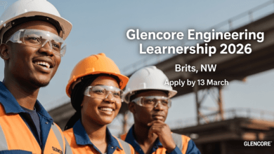 Glencore Engineering Learnership 2026 – Brits, NW – Apply 13 Mar