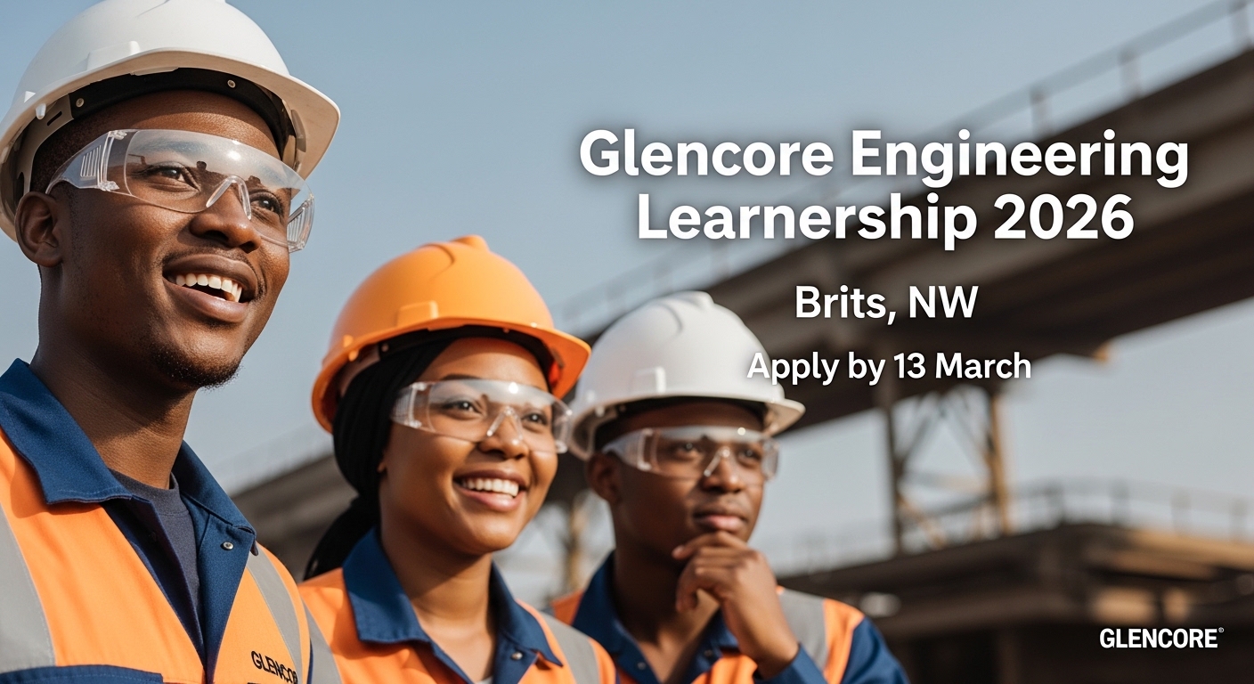Glencore Engineering Learnership 2026 – Brits, NW – Apply 13 Mar