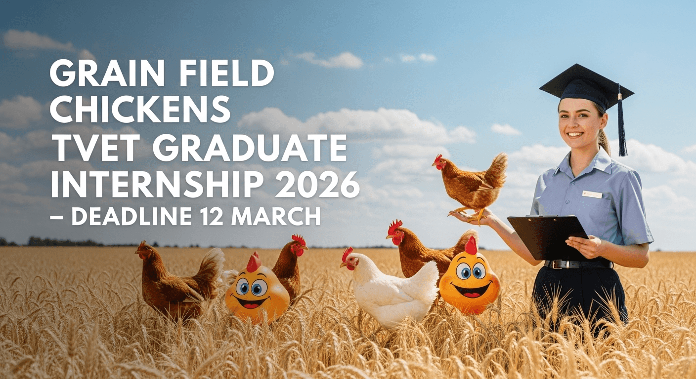 Grain Field Chickens TVET Graduate Internship 2026 – Deadline 12 March