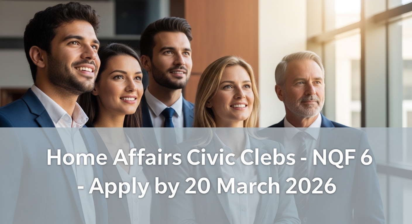 Home Affairs Civic Clerk Jobs – NQF 6 – Apply by 20 March 2026