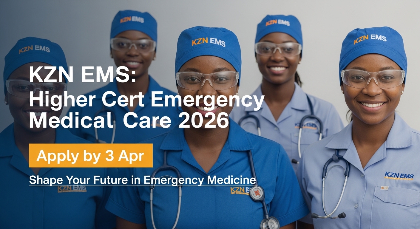 KZN EMS: Higher Cert Emergency Medical Care 2026 – Apply by 3 Apr