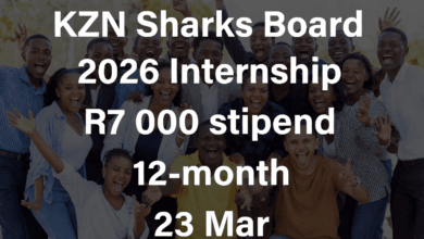 KZN Sharks Board 2026 Internship – R7 000 Stipend, 12‑Month, 23 Mar