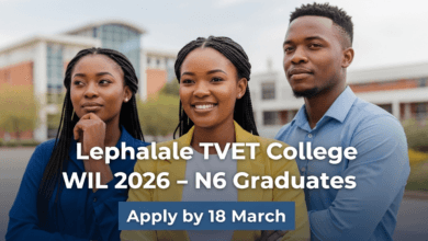 Lephalale TVET College WIL 2026 – N6 Graduates: Apply by 18 March