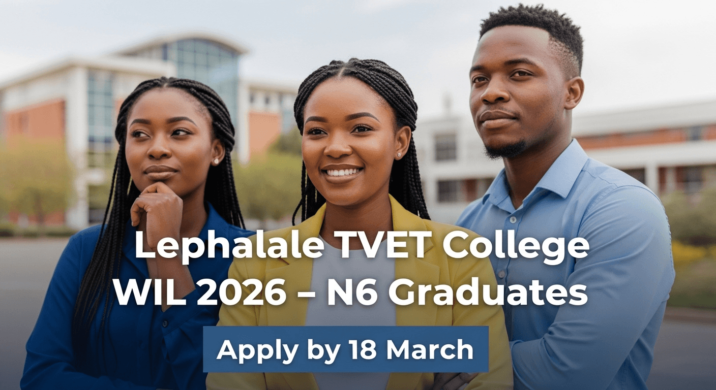 Lephalale TVET College WIL 2026 – N6 Graduates: Apply by 18 March