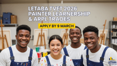 Letaba TVET 2026 Painter Learnership & ARPL Trades – Apply 9 Mar