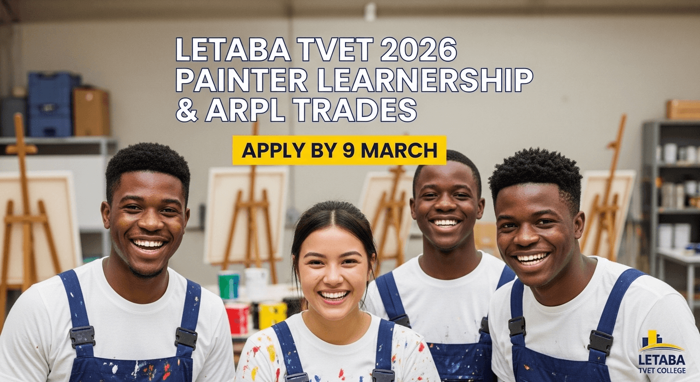 Letaba TVET 2026 Painter Learnership & ARPL Trades – Apply 9 Mar