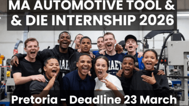 MA Automotive Tool & Die Internship 2026 – Pretoria – Deadline 23 Mar