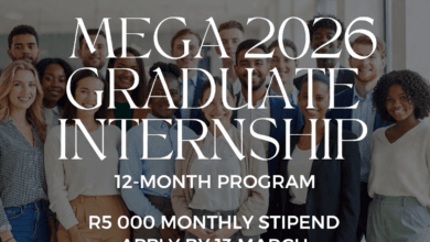 MEGA 2026 Graduate Internship: 12‑Month, R5K Stipend, Apply by 13 Mar