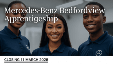 Mercedes Benz Bedfordview Apprenticeship – Closing 11 March 2026