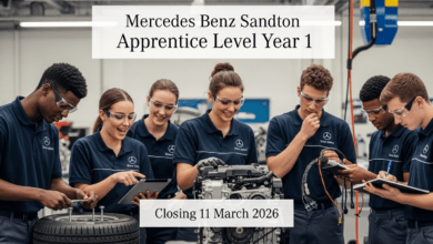 Mercedes Benz Sandton Apprentice Level Year 1 – Closing 11 March 2026