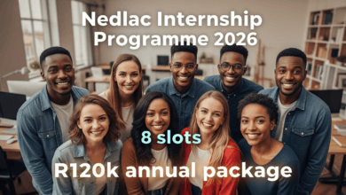 Nedlac Internship Programme 2026: 8 slots, R120k annual package