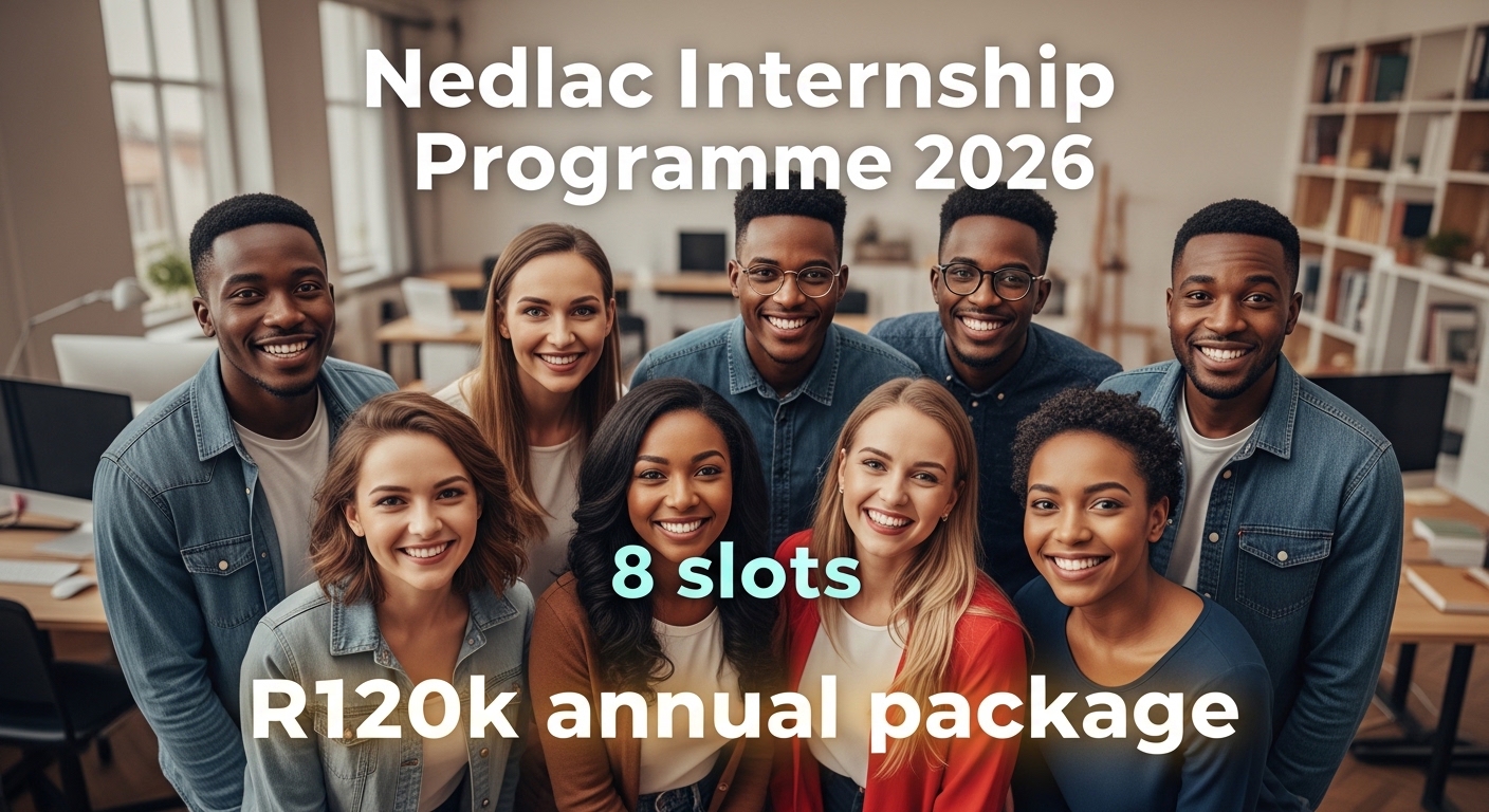 Nedlac Internship Programme 2026: 8 slots, R120k annual package