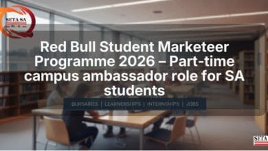 Red Bull Student Marketeer Programme 2026 – Part‑time campus ambassador role for SA students