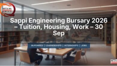 Sappi Engineering Bursary 2026 – Tuition, Housing, Work – 30 Sep