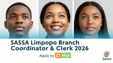 SASSA Limpopo Branch Coordinator & Clerk 2026 – Apply by 23 Mar
