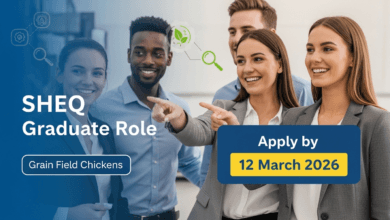 SHEQ Graduate Role at Grain Field Chickens – Apply 12 March 2026