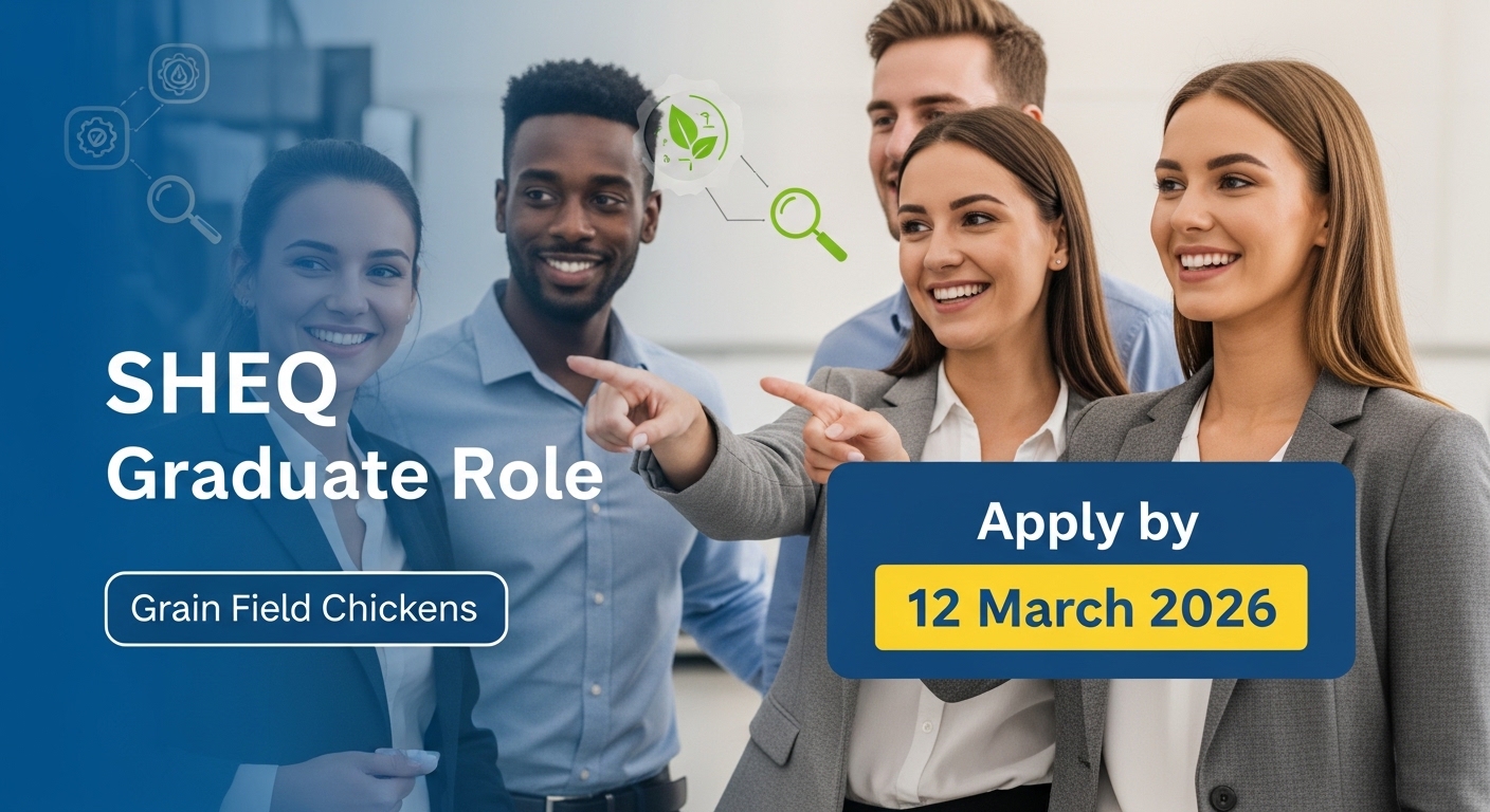 SHEQ Graduate Role at Grain Field Chickens – Apply 12 March 2026