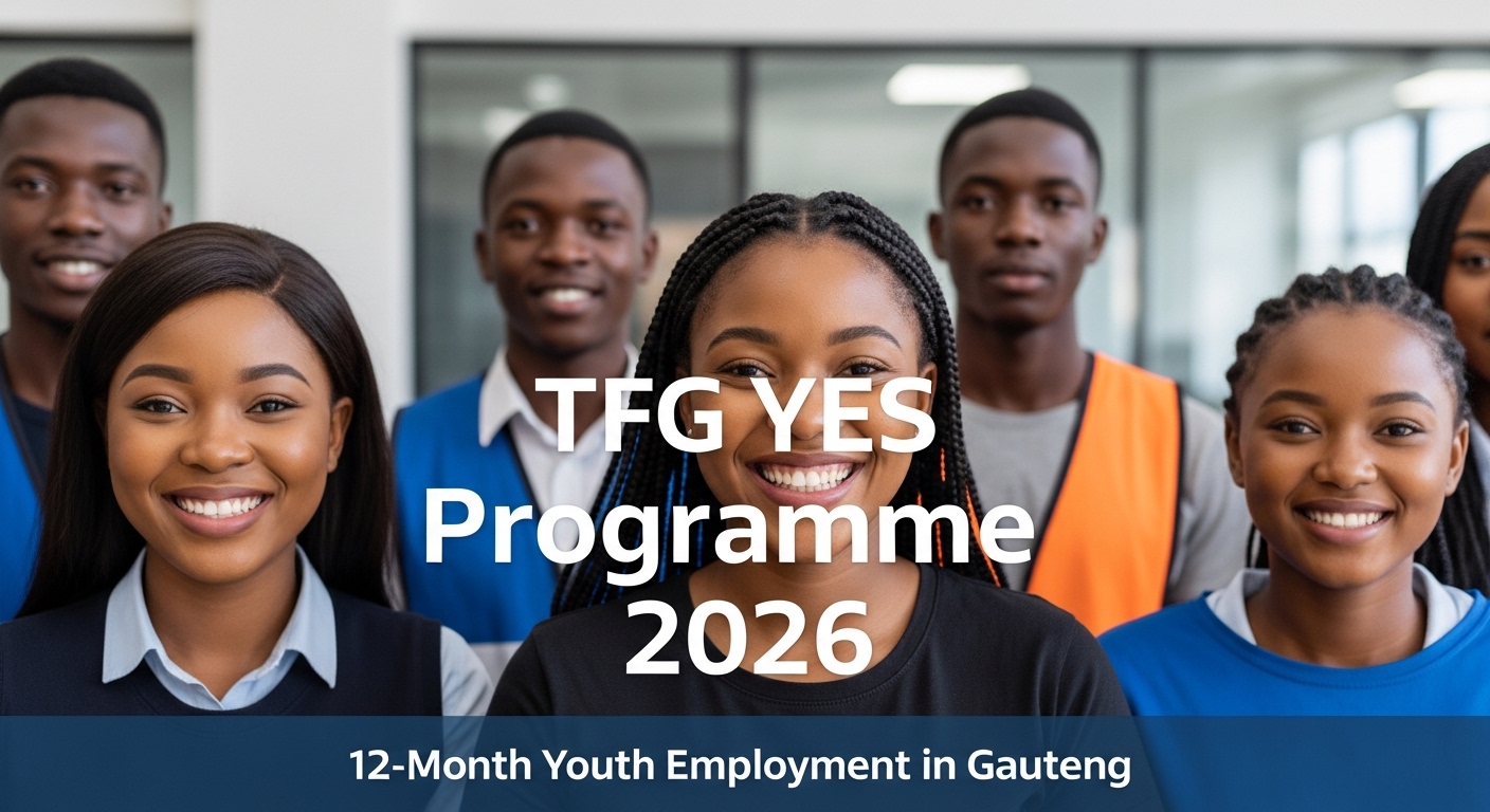 TFG YES Programme 2026: 12‑Month Youth Employment in Gauteng