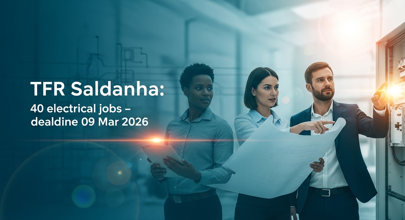 TFR Saldanha: 40 electrical jobs – deadline 09 Mar 2026