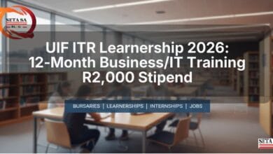 UIF ITR Learnership 2026: 12‑Month Business/IT Training R2,000 Stipend