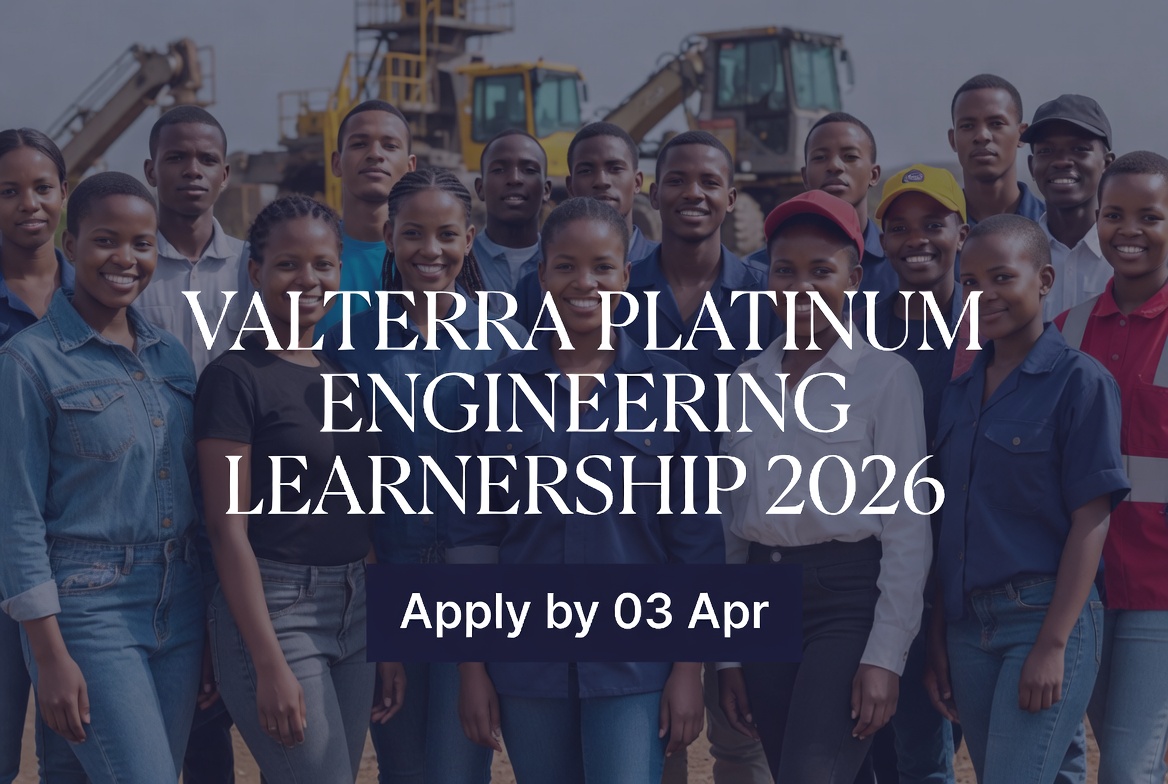 Valterra Platinum Engineering Learnership 2026 – Apply by 03 Apr