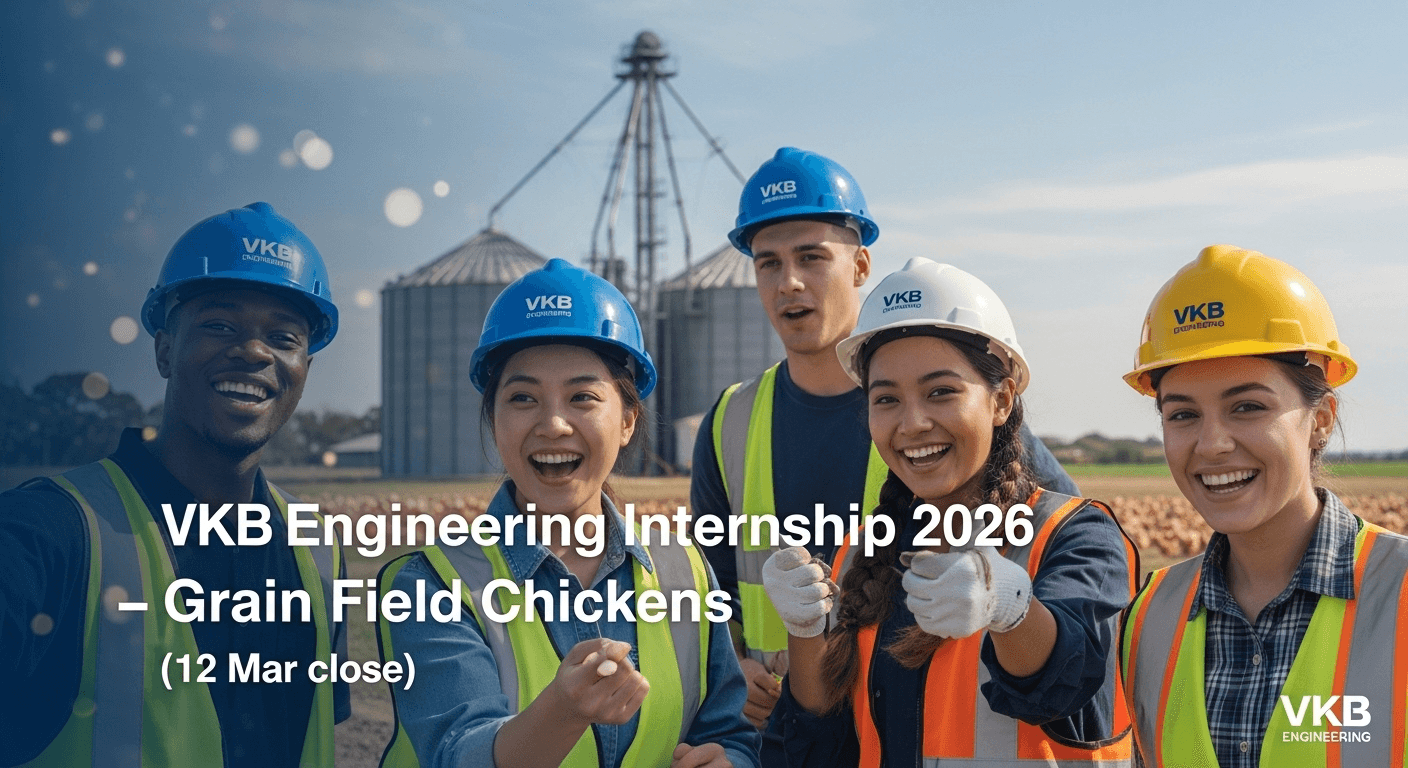 VKB Engineering Internship 2026 – Grain Field Chickens (12 Mar close)