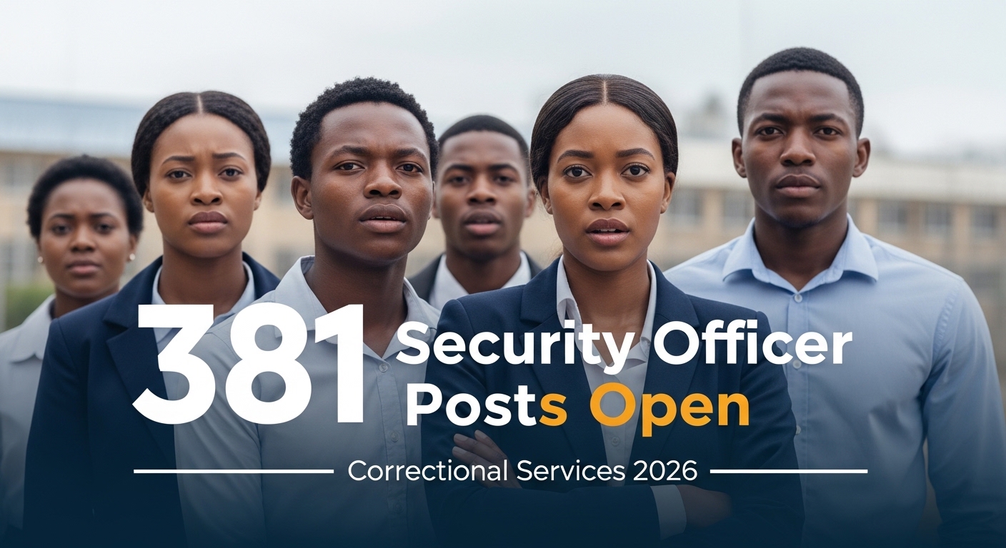 381 Security Officer Posts Open at Correctional Services 2026