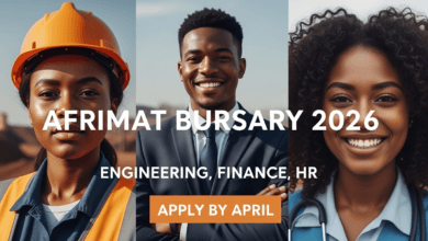 Afrimat Bursary 2026: Engineering, Finance, HR – Apply by April