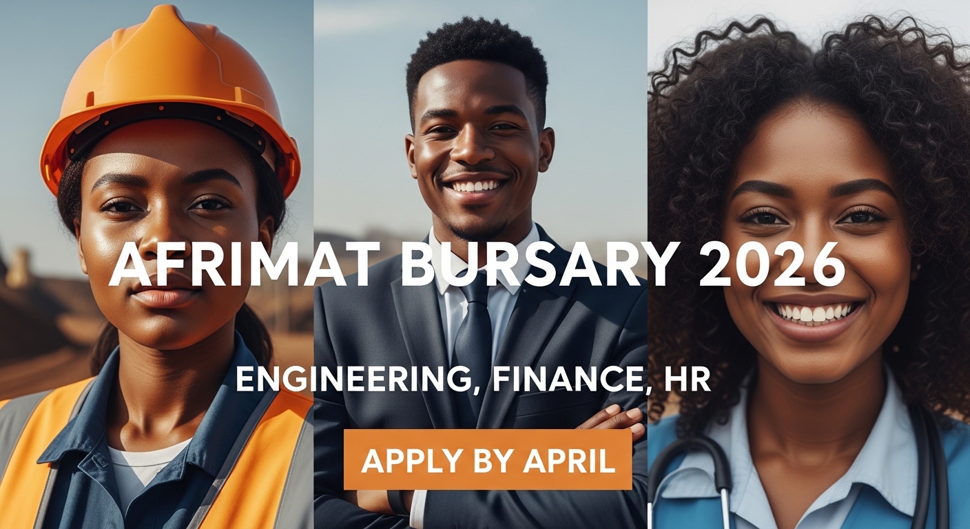 Afrimat Bursary 2026: Engineering, Finance, HR – Apply by April