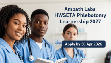 Ampath Labs HWSETA Phlebotomy Learnership 2027 – Apply by 30 Apr 2026