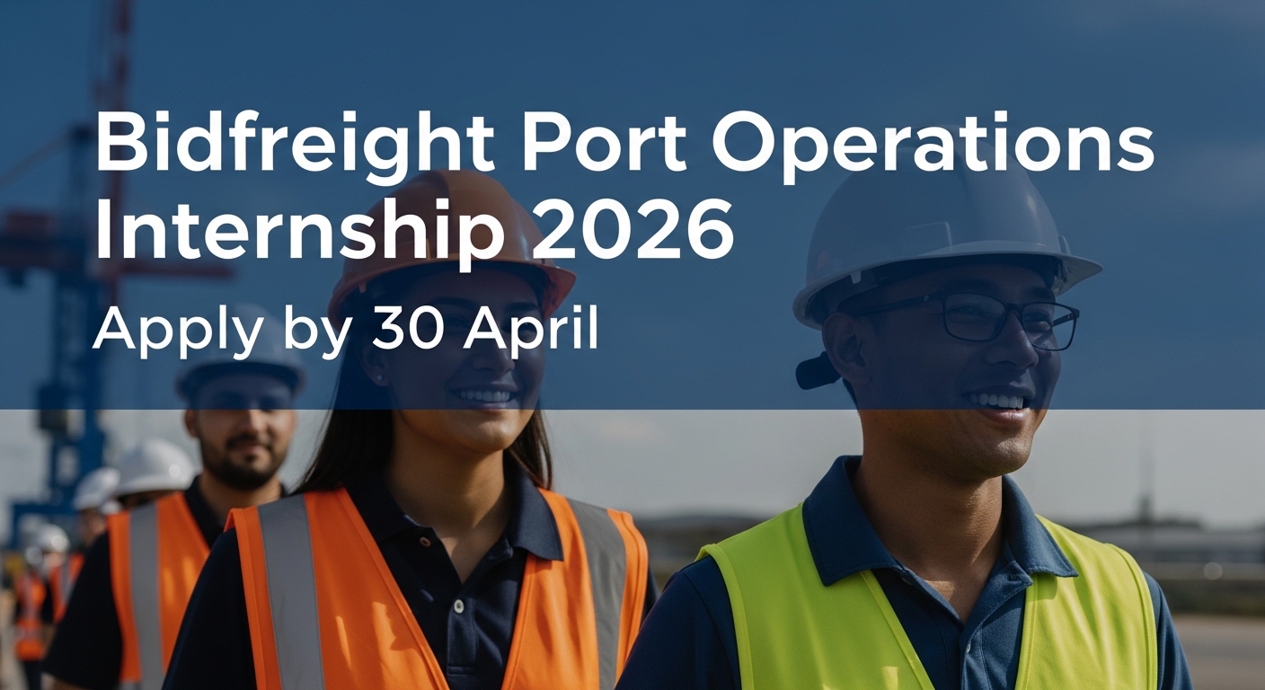 Bidfreight Port Operations Internship 2026 – Apply by 30 April