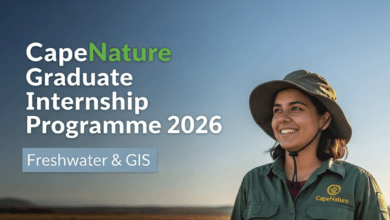CapeNature Graduate Internship Programme 2026 - Freshwater & GIS