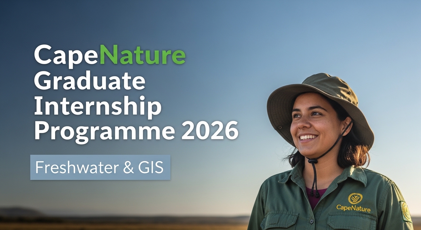 CapeNature Graduate Internship Programme 2026 - Freshwater & GIS