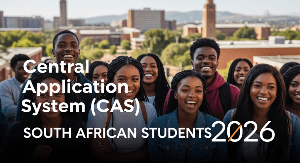 Central Application System (CAS) for South African Students 2026 - SETA SA
