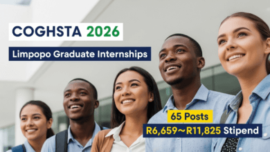 COGHSTA 2026 Limpopo Graduate Internships – 65 Posts, R6,659‑R11,825 Stipend