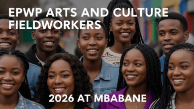EPWP Arts and Culture Fieldworkers 2026 at Mbabana