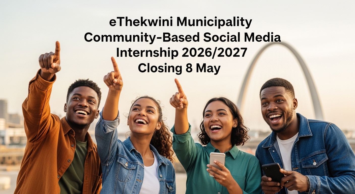 eThekwini Municipality Community-Based Social Media Internship 2026/2027 Closing 8 May