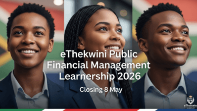 eThekwini Public Financial Management Learnership 2026 Closing 8 May