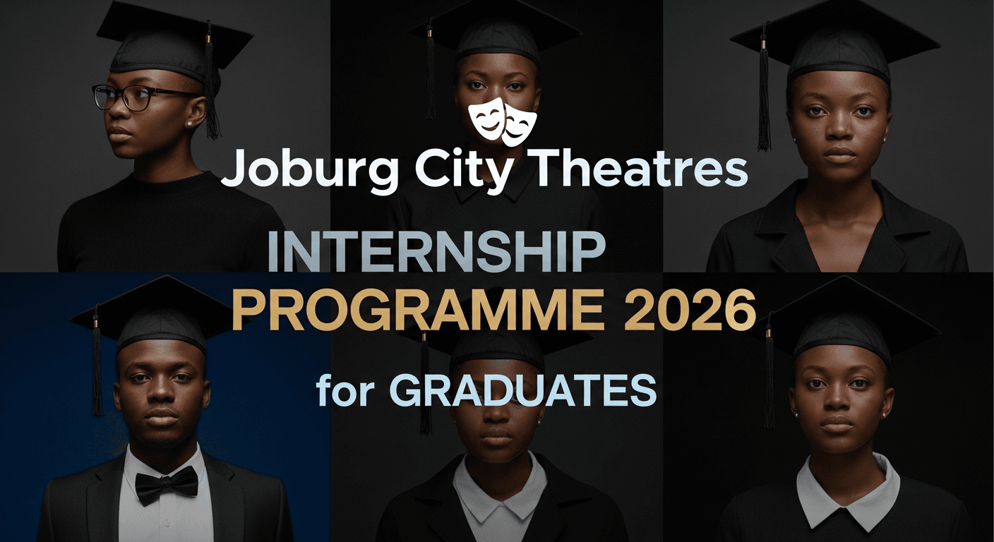 Joburg City Theatres Internship Programme 2026 for Graduates