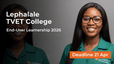 Lephalale TVET College End‑User Learnership 2026 – Deadline 21 Apr