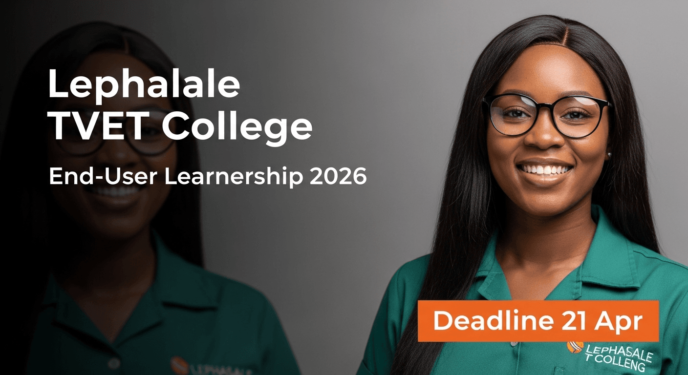 Lephalale TVET College End‑User Learnership 2026 – Deadline 21 Apr