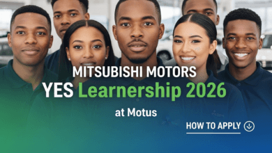 Mitsubishi Motors YES Learnership 2026 at Motus How to Apply